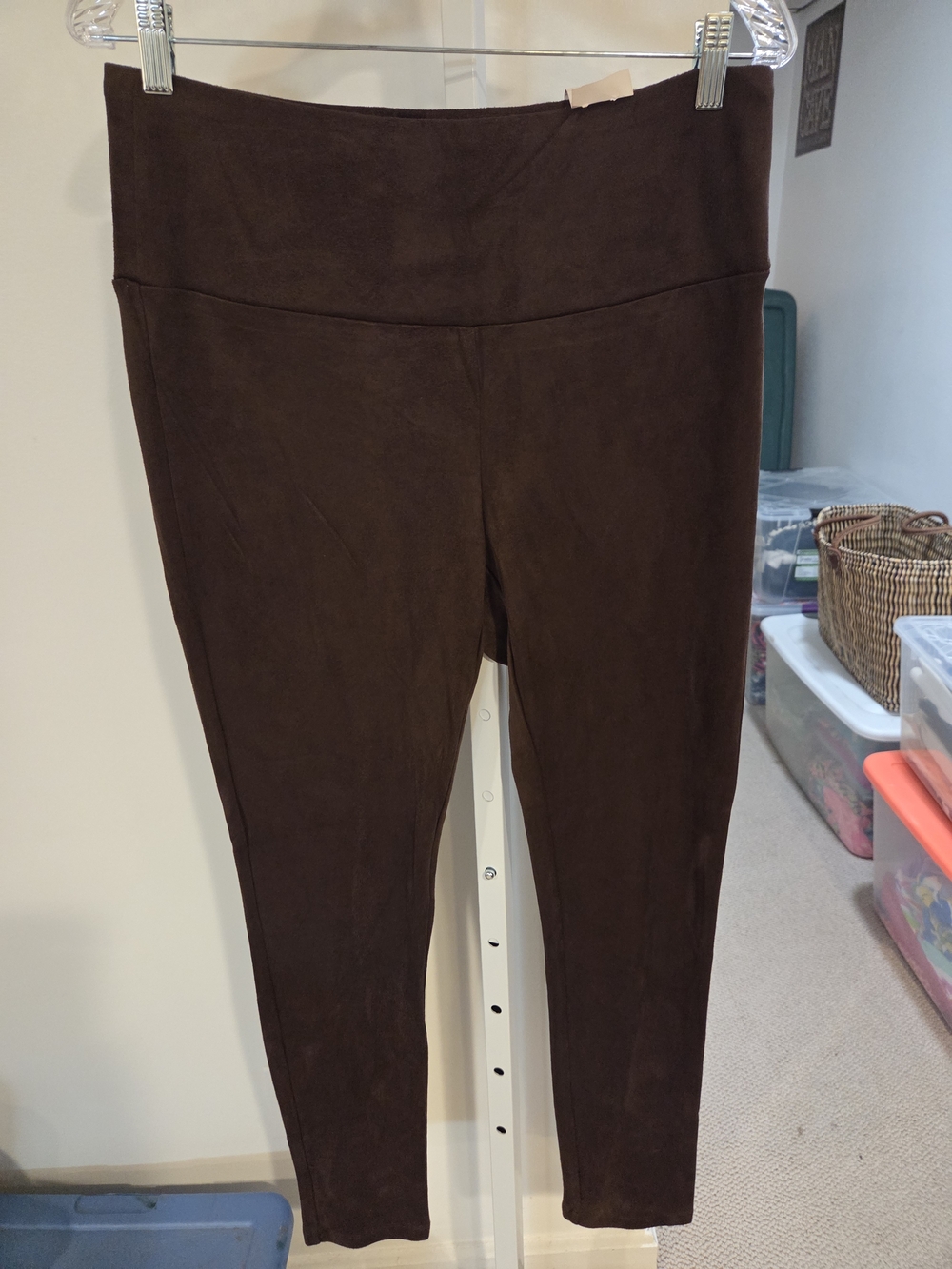 Women's High-Waist Brown Leggings